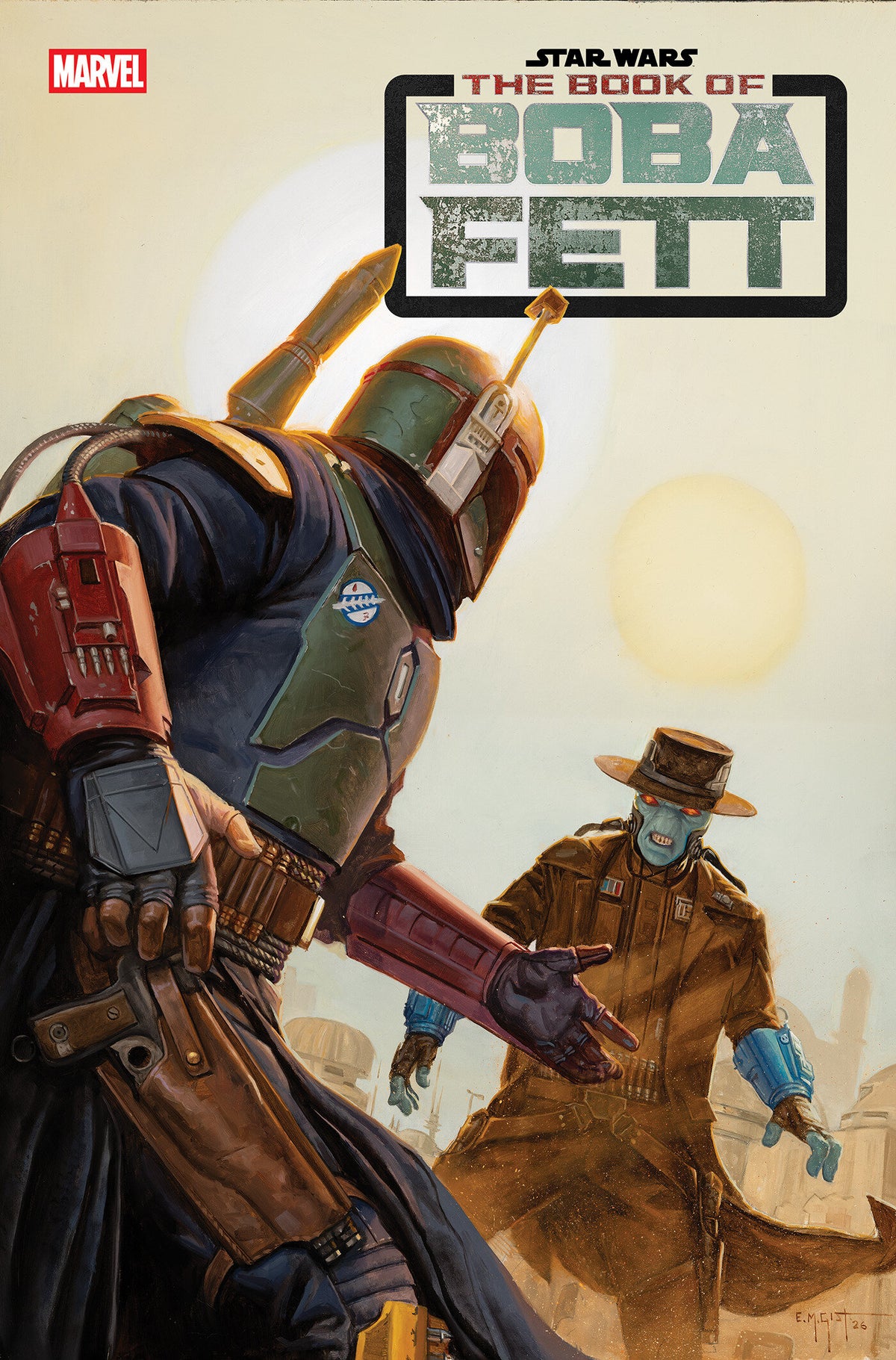 Star Wars: the Book of Boba Fett #7 Cover B – E.M. Gist Variant