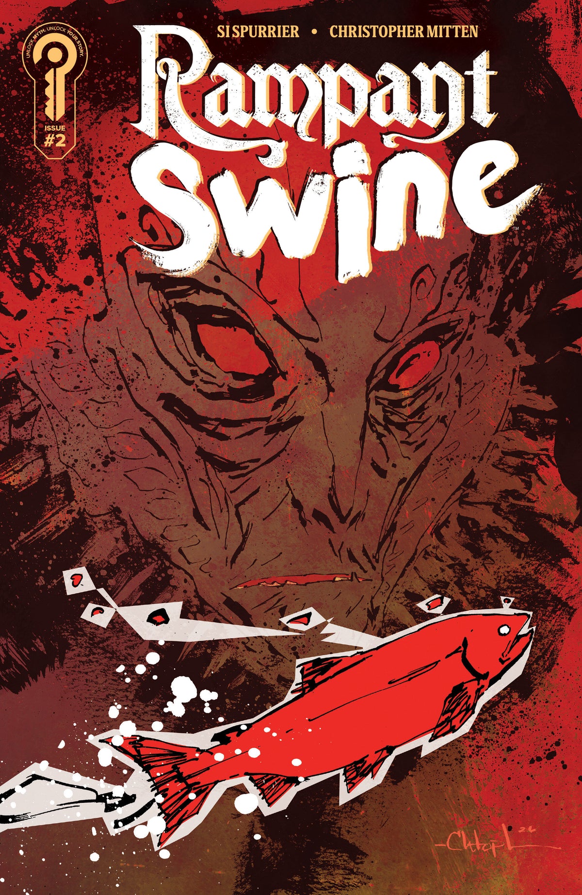 Rampant Swine #2 COVER A CHRIS MITTEN Default Title
