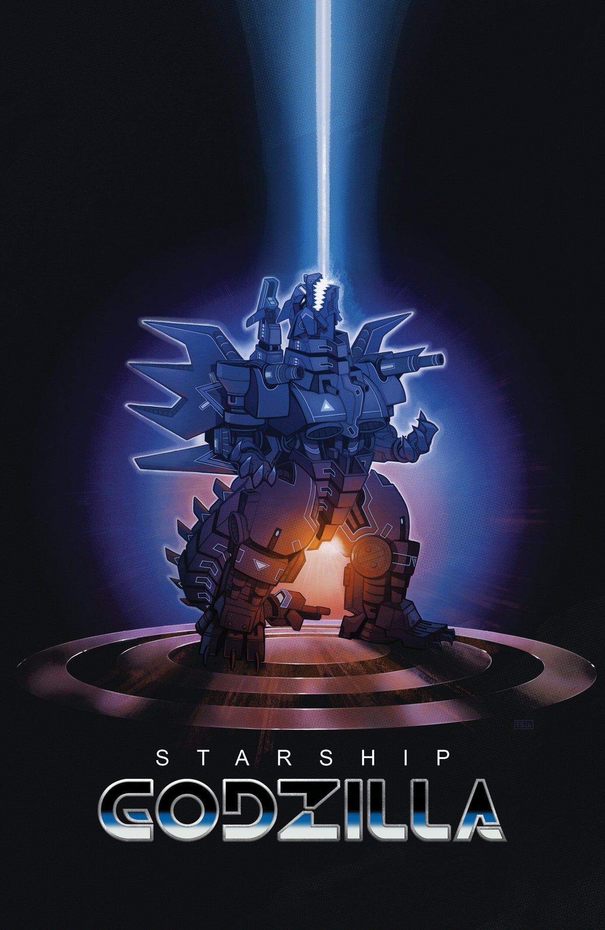 Starship Godzilla: Invasion X [Kai-Sei Era] #4 Cover B – Beals Movie Homage Cover Variant