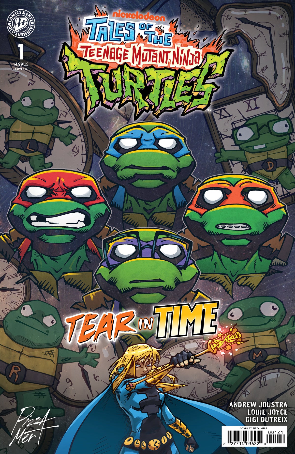 Tales of the Teenage Mutant Ninja Turtles: Tear in Time #1 Cover B – Pizza Mert Variant