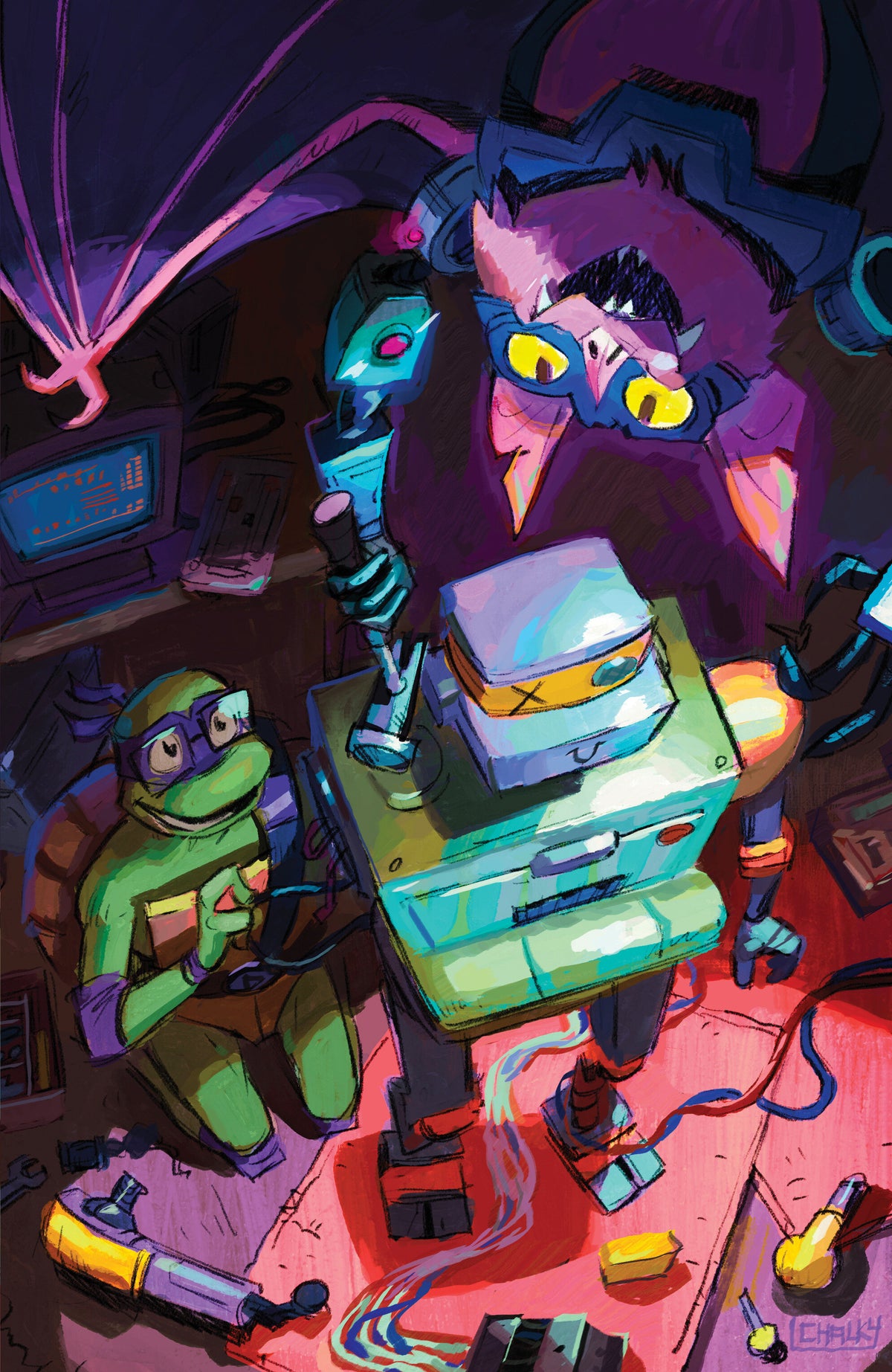 Tales of the Teenage Mutant Ninja Turtles: Tear in Time #1 Cover C – 1:10 Ratio Chalky Wong Variant
