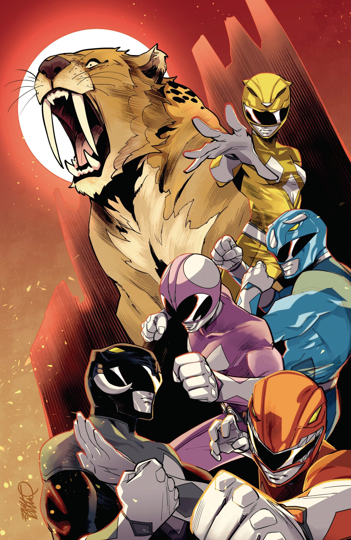 Mighty Morphin Power Rangers (2026) #7 Cover G – 1:20 Ratio G Full Art, D'urso Variant
