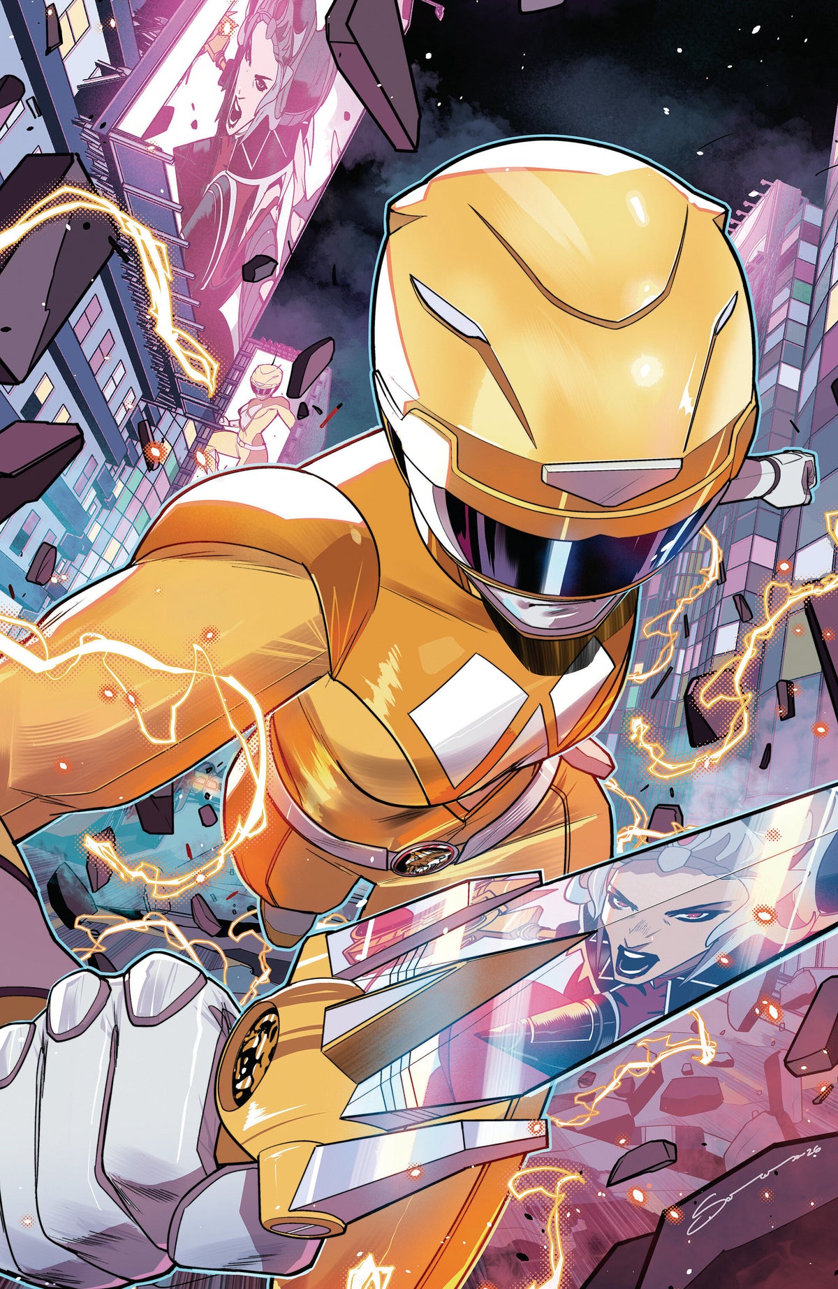 Mighty Morphin Power Rangers (2026) #7 Cover I – 1:40 Ratio I Full Art, Sorressa Variant