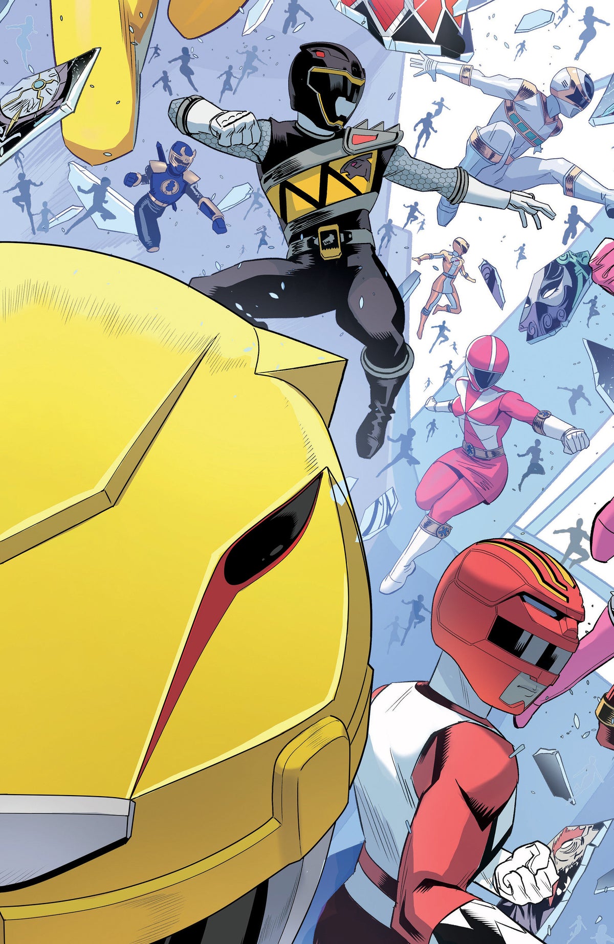 Power Rangers Unlimited #7 Cover C – Every Ranger Ever Conn. Full Art, Zonno