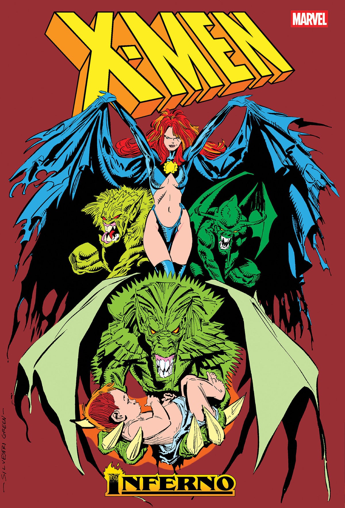 X-Men: Inferno Omnibus Marc Silvestri Goblin Queen Cover [New Printing] HC Default Title