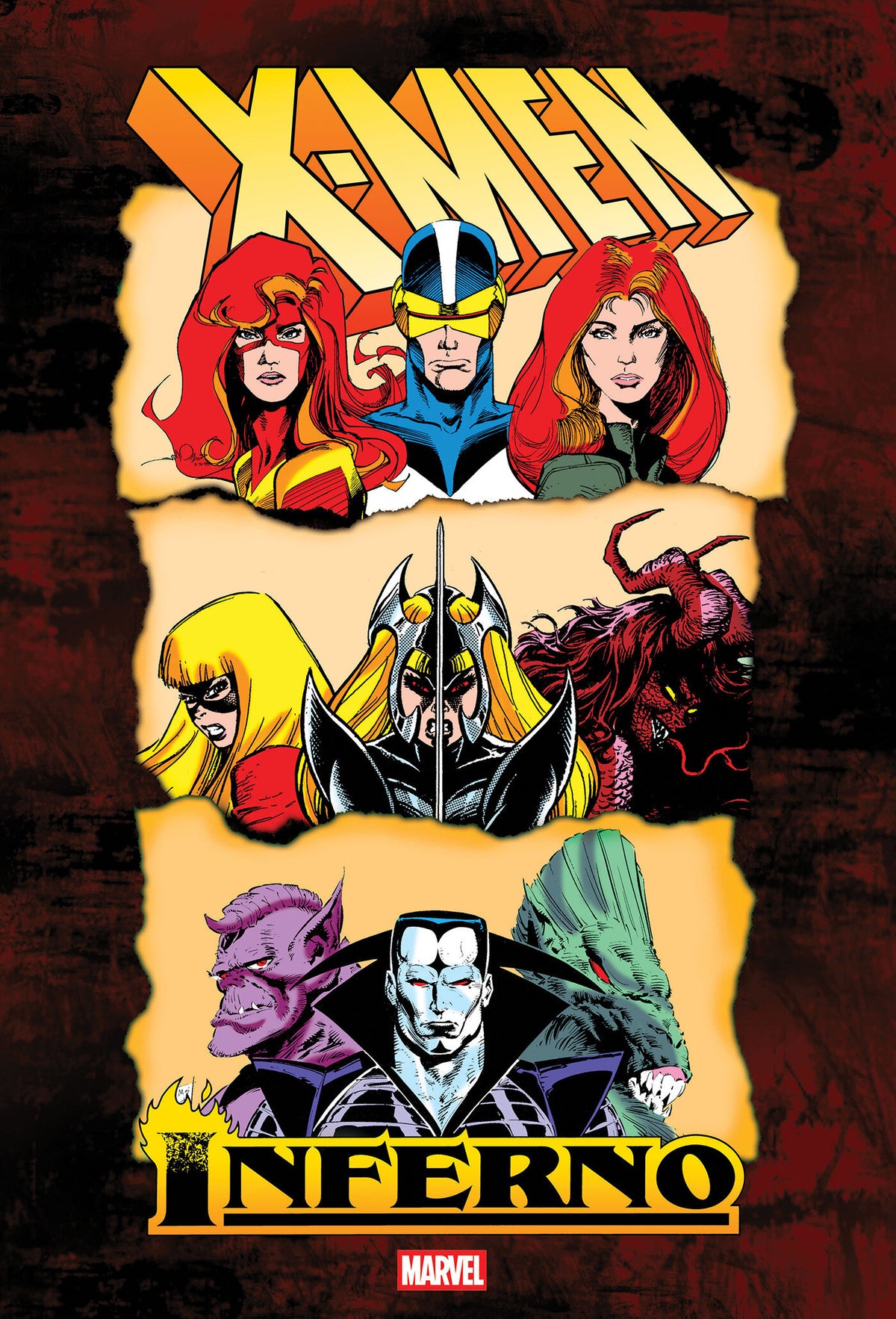 X-Men: Inferno Omnibus Silvestri/Blevins/Simonson Headshots Cover Default Title