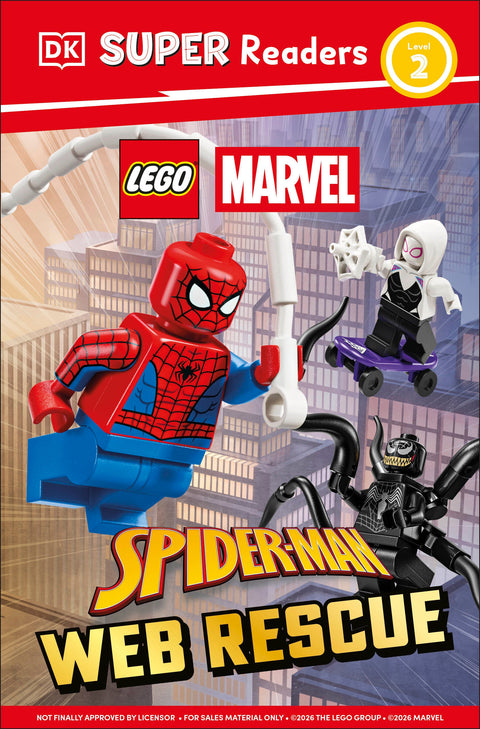 Dk Super Readers Level 2 Lego Spider-Man Web Rescue TP