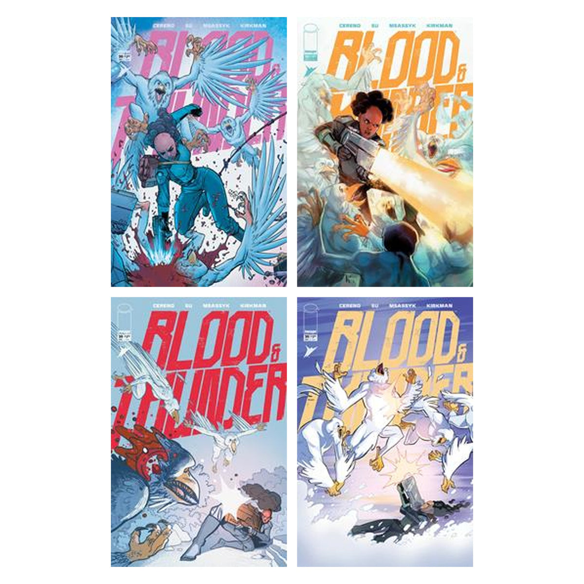 Blood & Thunder #20 (Cover A–D Variants & Bundle)
