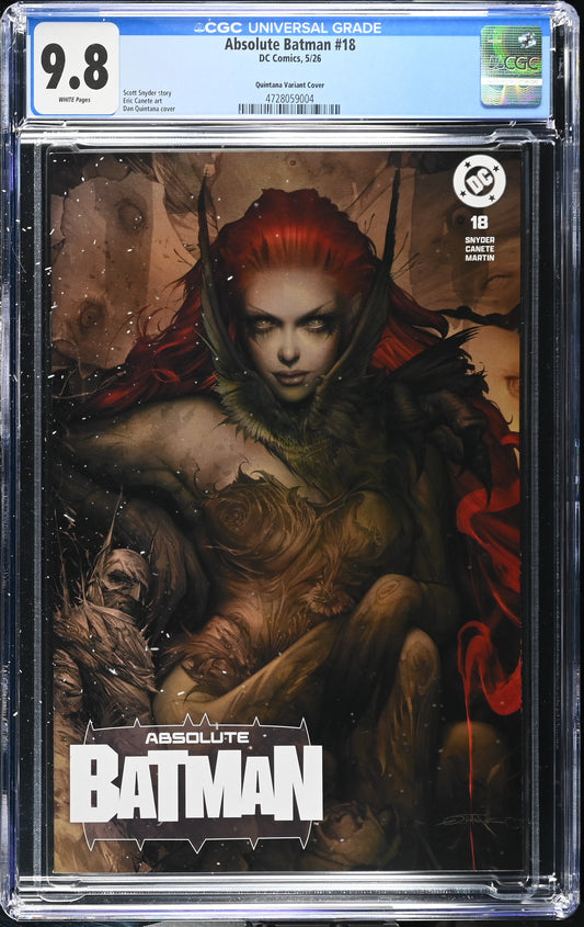 Absolute Batman #18 Dan Quintana CGC 9.8
