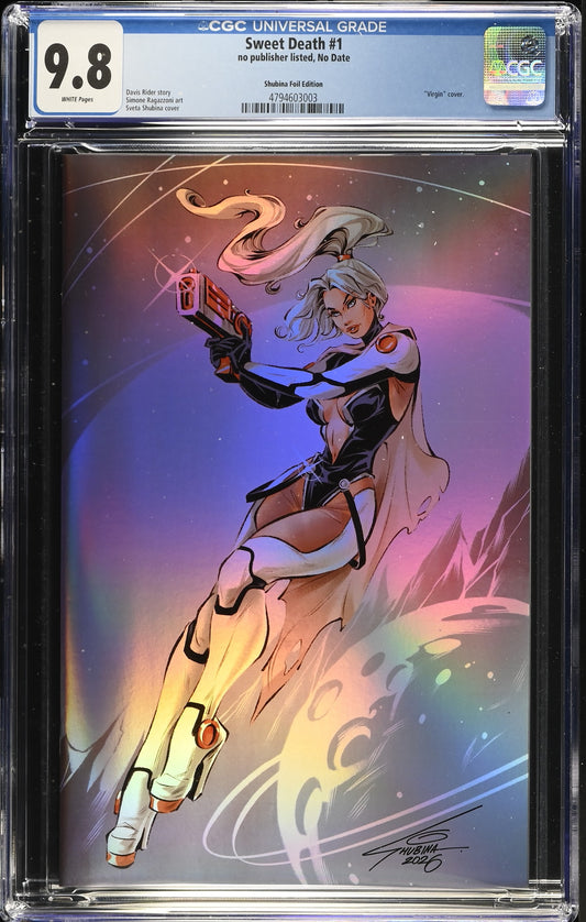 Sweet Death #1 Sveta Shubina FOIL Virgin CGC 9.8 Kickstarter - front