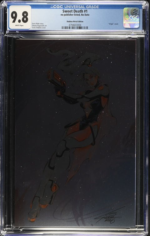 Sweet Death #1 Sveta Shubina METAL Virgin CGC 9.8 Kickstarter