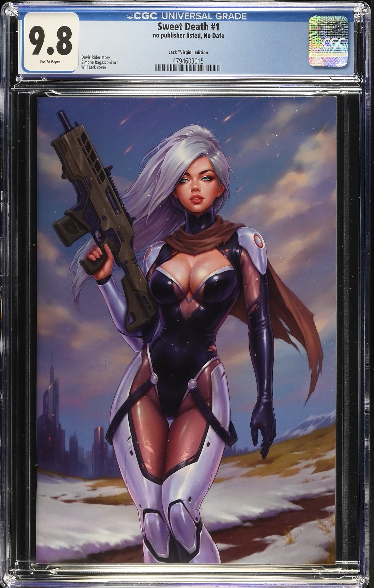 Sweet Death #1 Will Jack VIRGIN A CGC 9.8 Kickstarter - front
