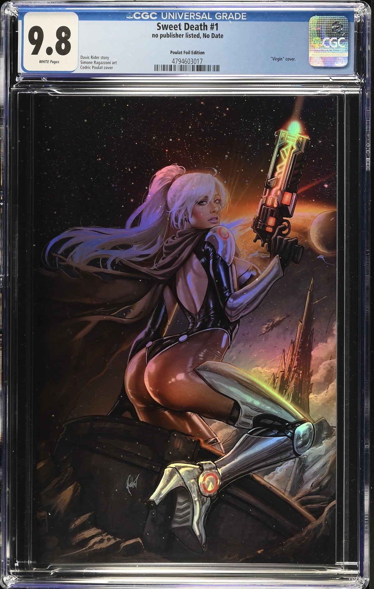 Sweet Death #1 Cedric Poulat FOIL Virgin CGC 9.8 Kickstarter - front