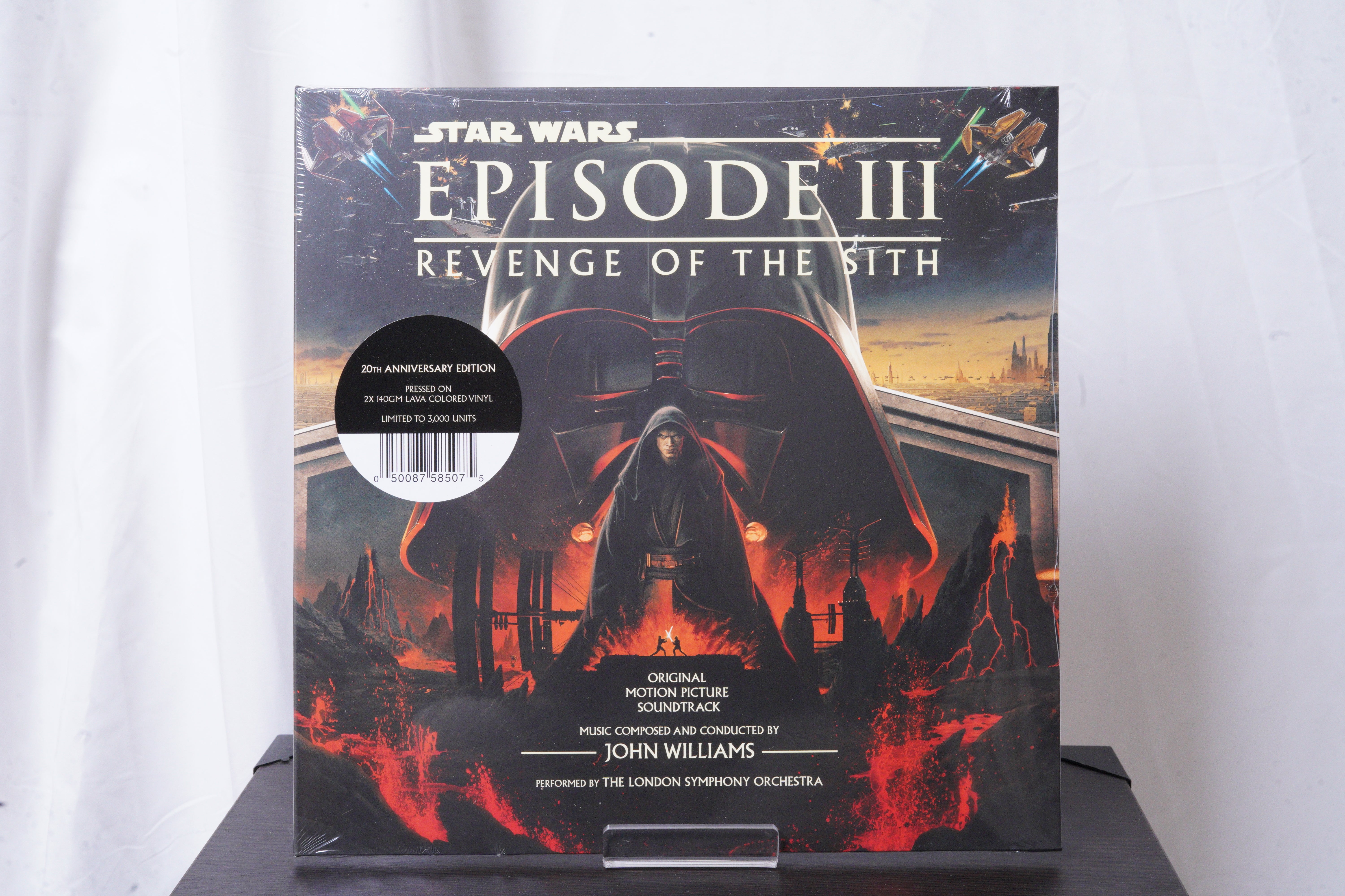 Star Wars Episode III Soundtrack Vinyl - Lava colored vinyl #2550