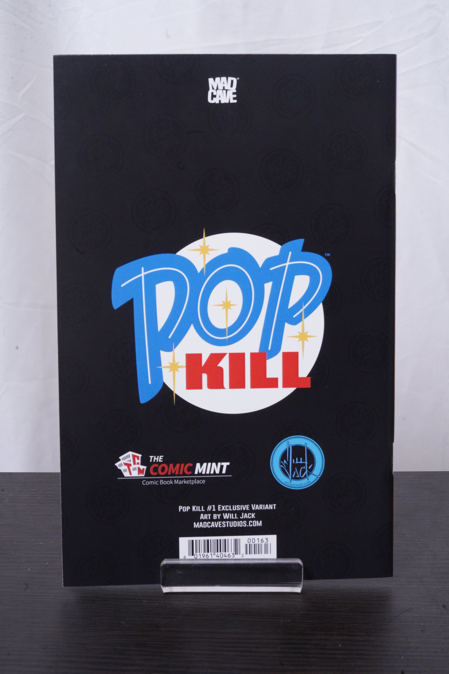 POP KILL #1 WILL JACK EXCLUSIVE NYCC 2025 VIRGIN VARIANT COVER