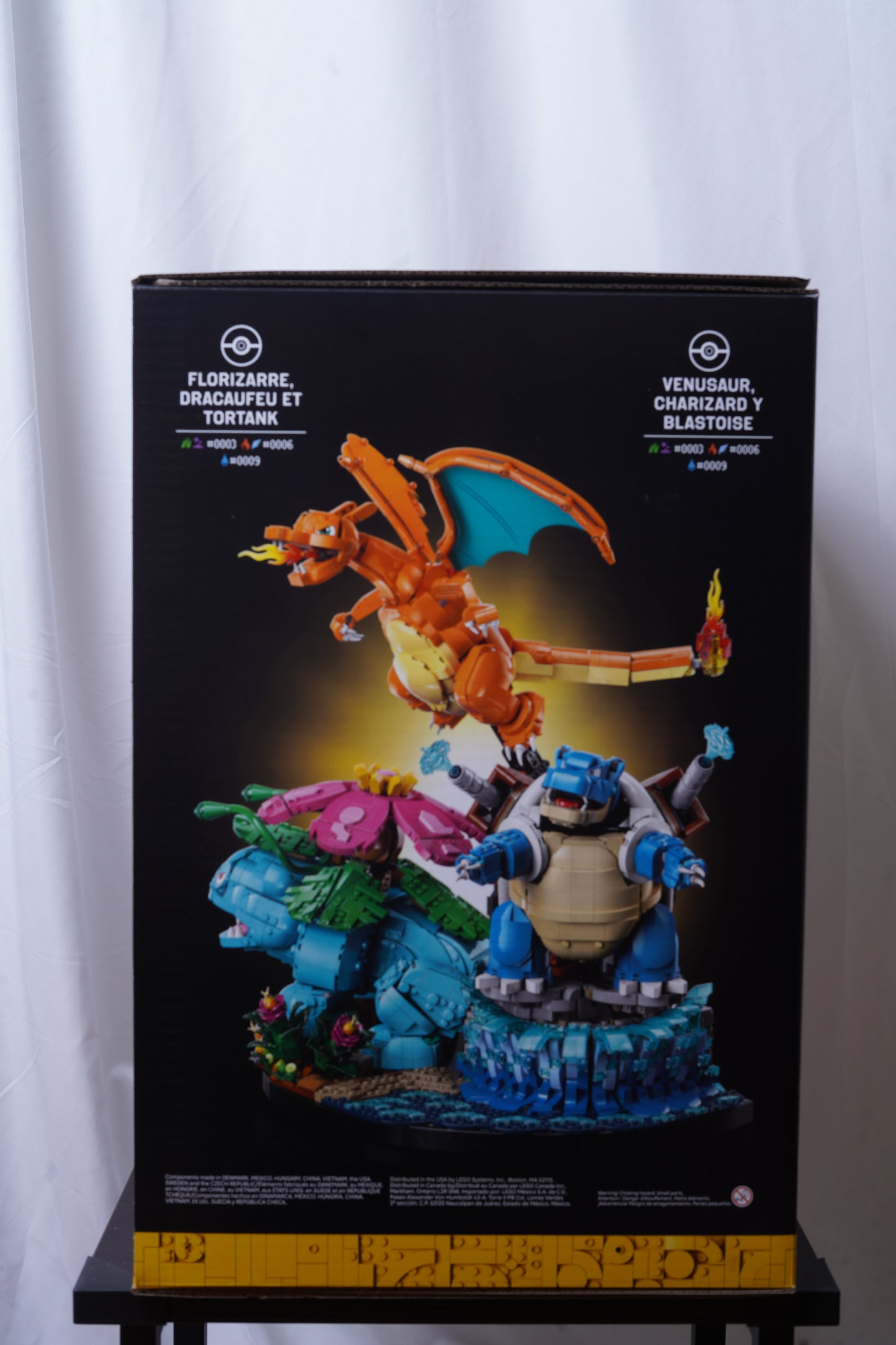 Lego Pokemon 72153 Venusaur Charizard Blastoise Starter Set