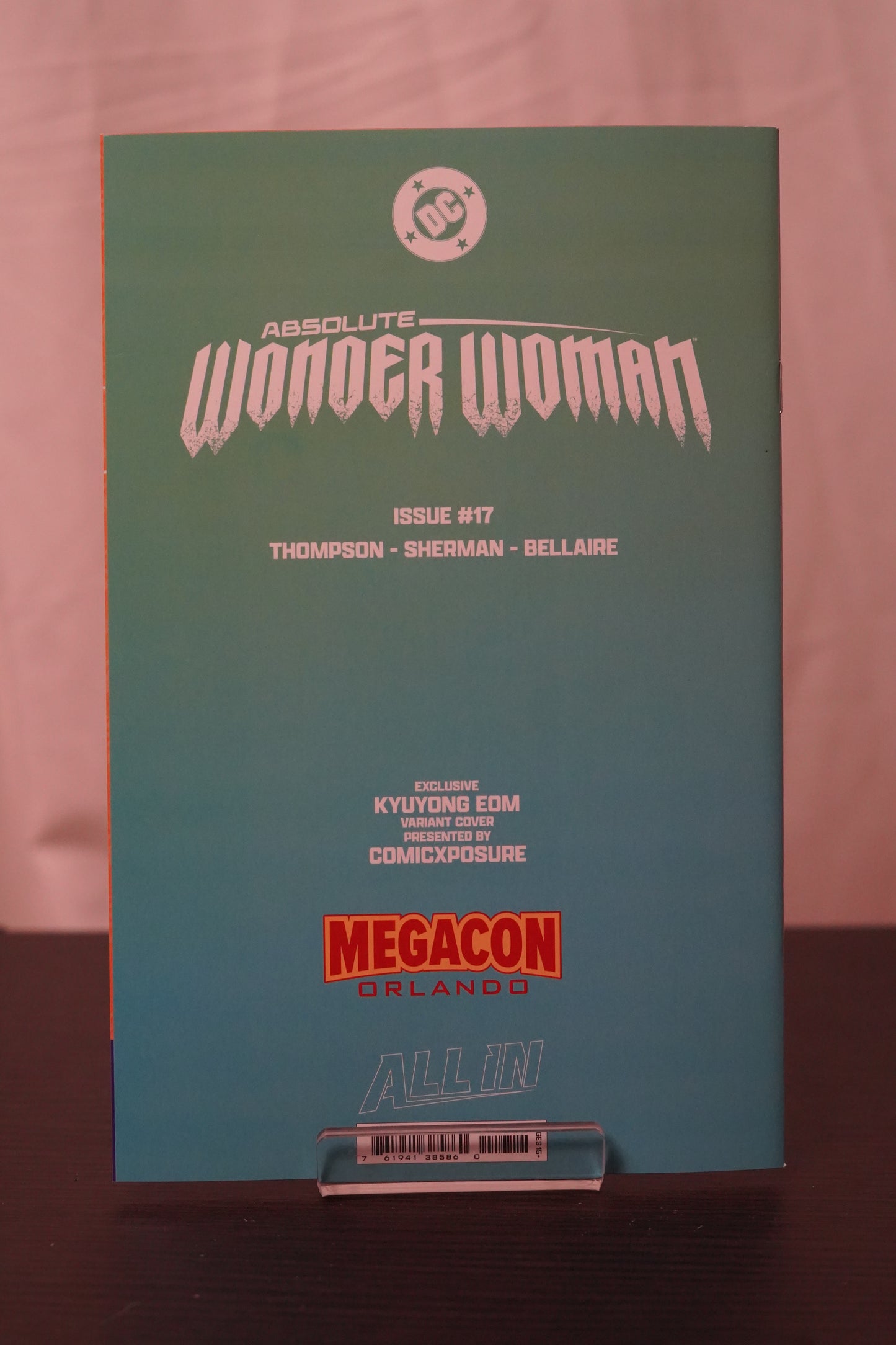 ABSOLUTE WONDER WOMAN #17 KYUYONG EOM VIRGIN MASK OFF EXCLUSIVE C2E2