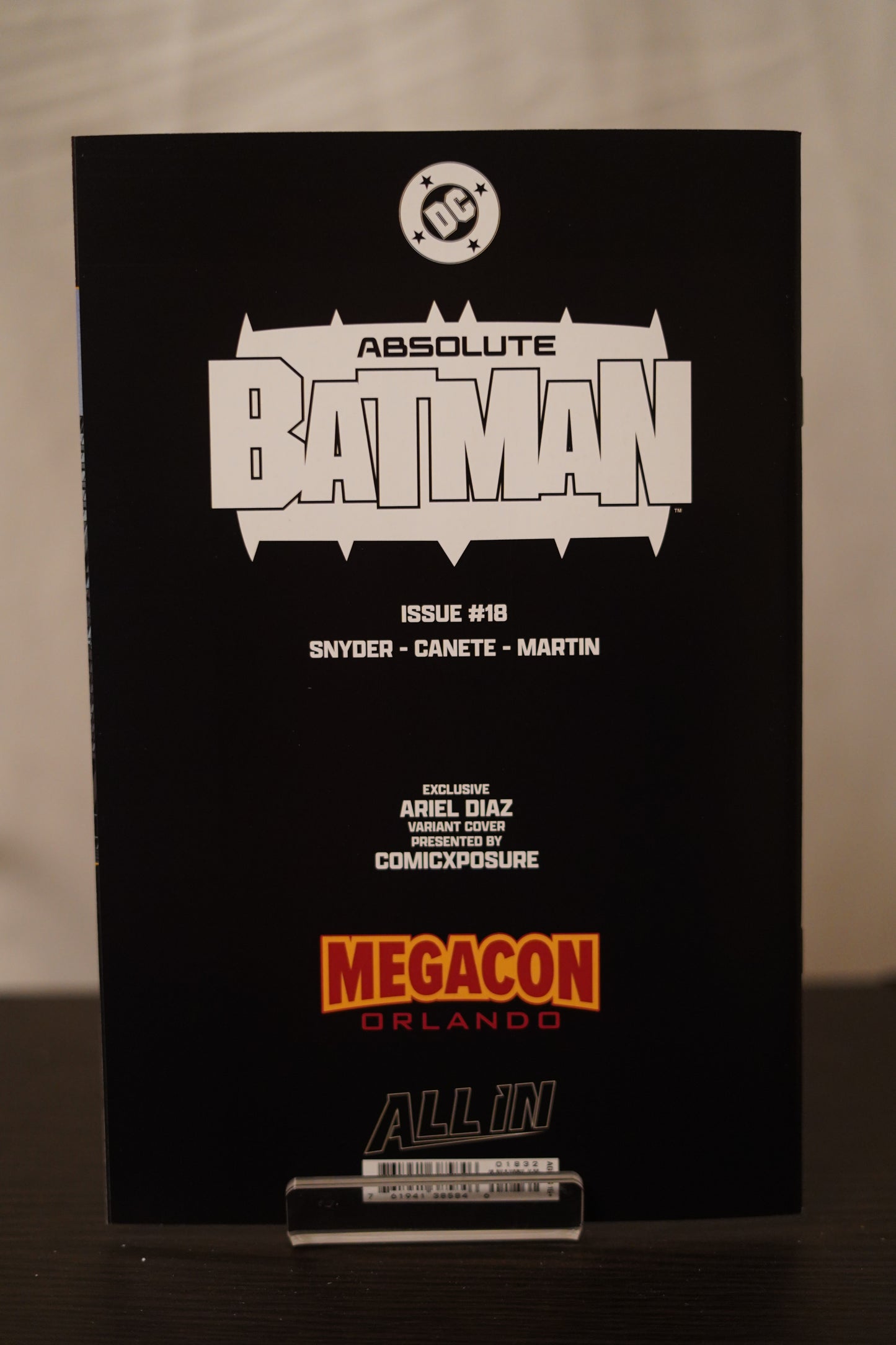 ABSOLUTE BATMAN #18 ARIEL DIAZ MEGACON 2026 EXCLUISVE