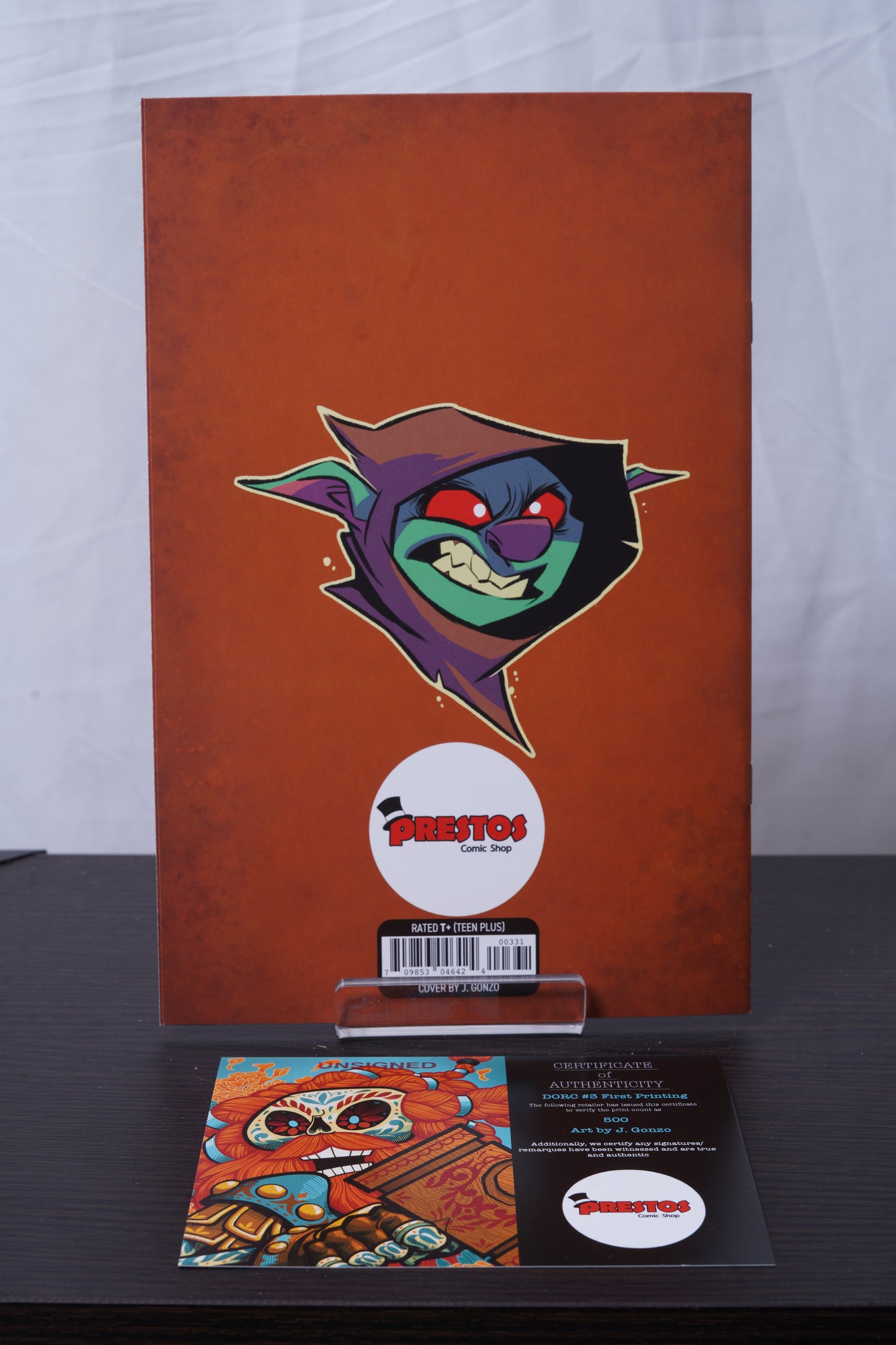 DORC #3 Trade Dress - J. Gonzo