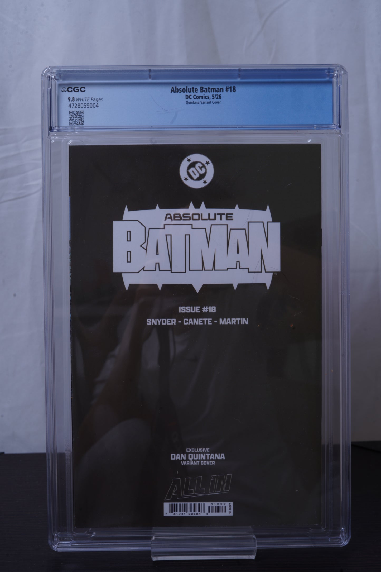 Absolute Batman #18 Dan Quintana CGC 9.8