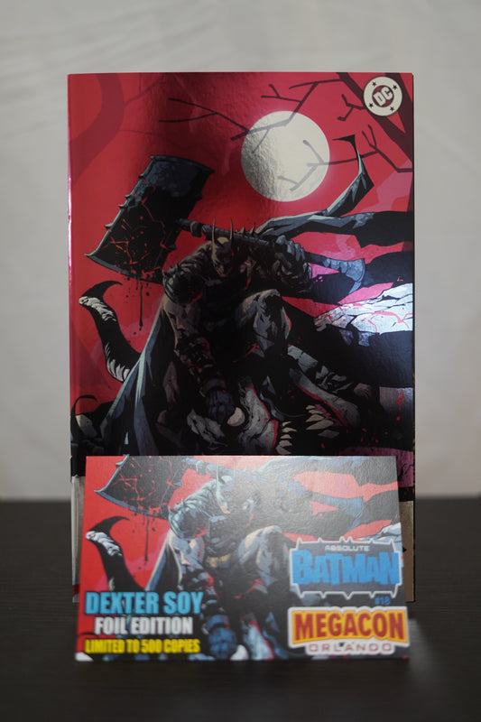 ABSOLUTE BATMAN #18 Red Foil DEXTER SOY DRAGON SLAYER MEGACON EXCLUSIVE