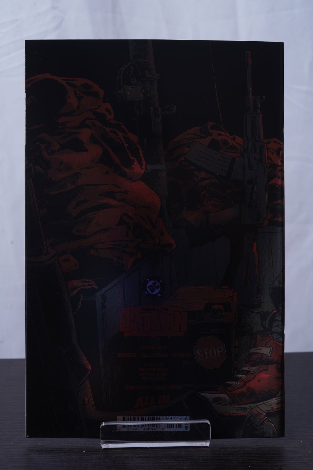 Absolute Batman 22 Seth Mann FOIL Signed with CoA