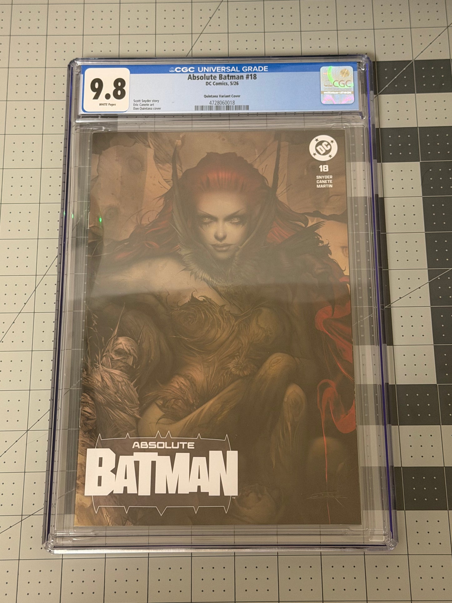 Absolute Batman #18 Dan Quintana CGC 9.8