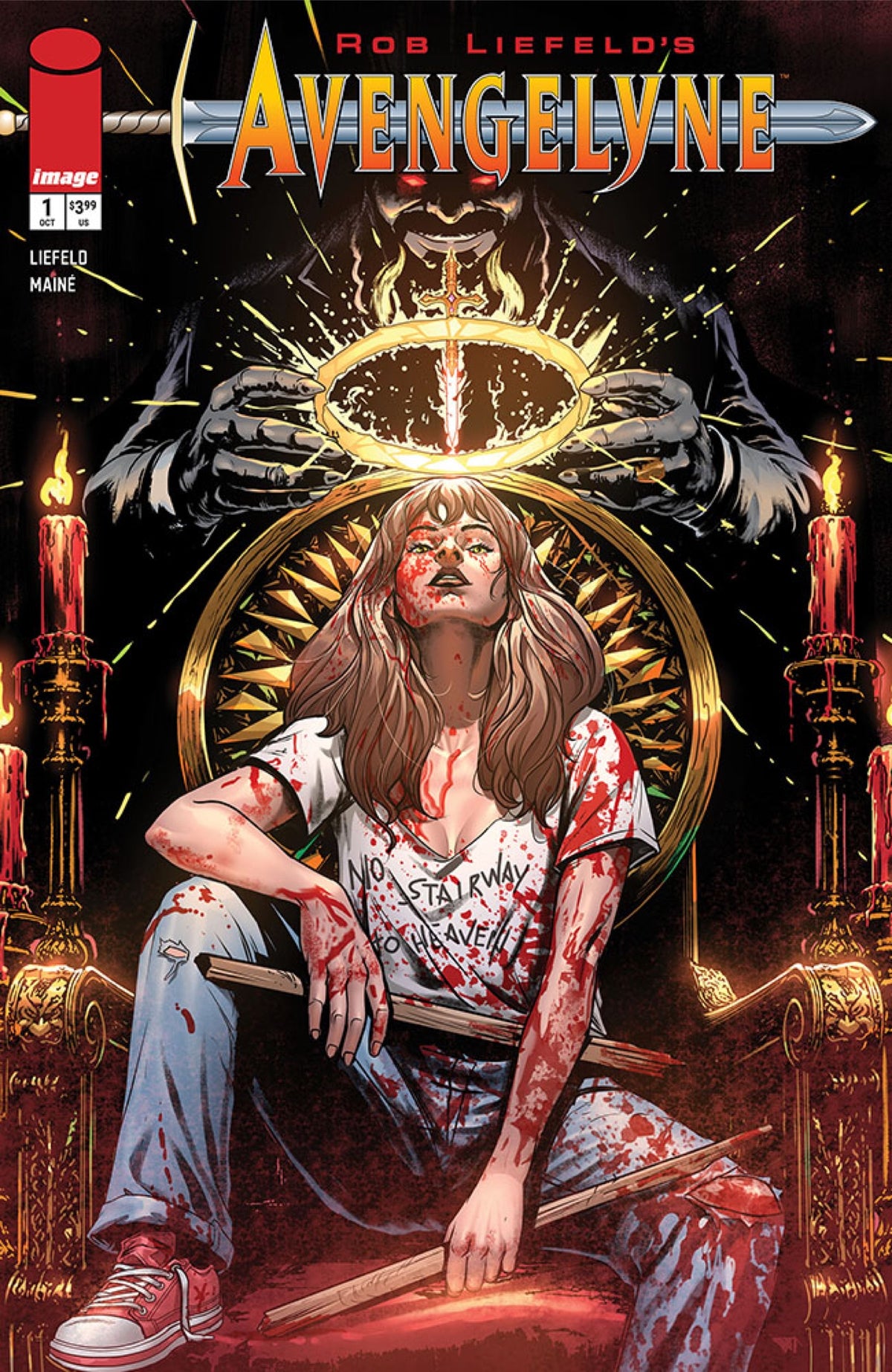 Avengelyne #3 preview page 1