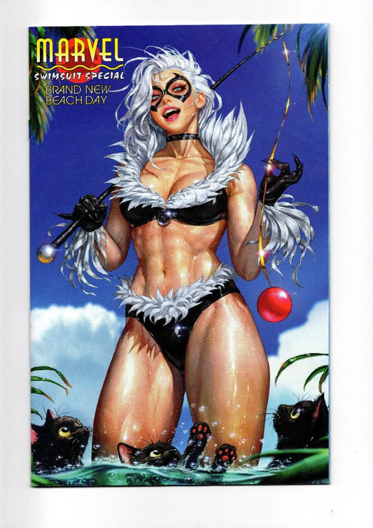 Marvel Swimsuit Special Beach Day Eom SDCC 2026 Black Cat TRADE Variant