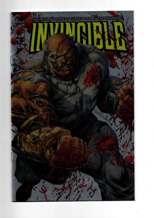 Invincible #1 Tyler Kirkham Conquest Battle Damage Foil SDCC 2026