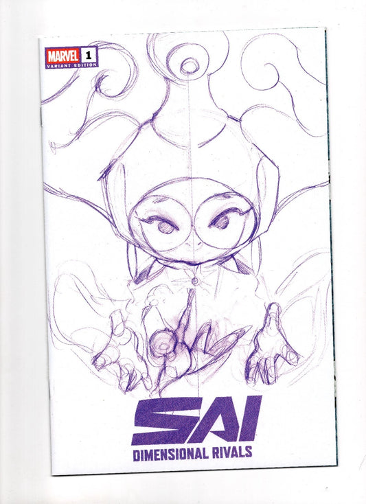 SAI DIMENSIONAL RIVALS #1 PEACH MOMOKO SKETCH VARIANT TRINITY COMICS LTD