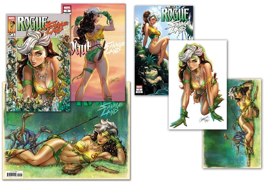 Rogue The Savage Land #5 J Scott Campbell JSC ALL SIX COVER SET IN HAND
