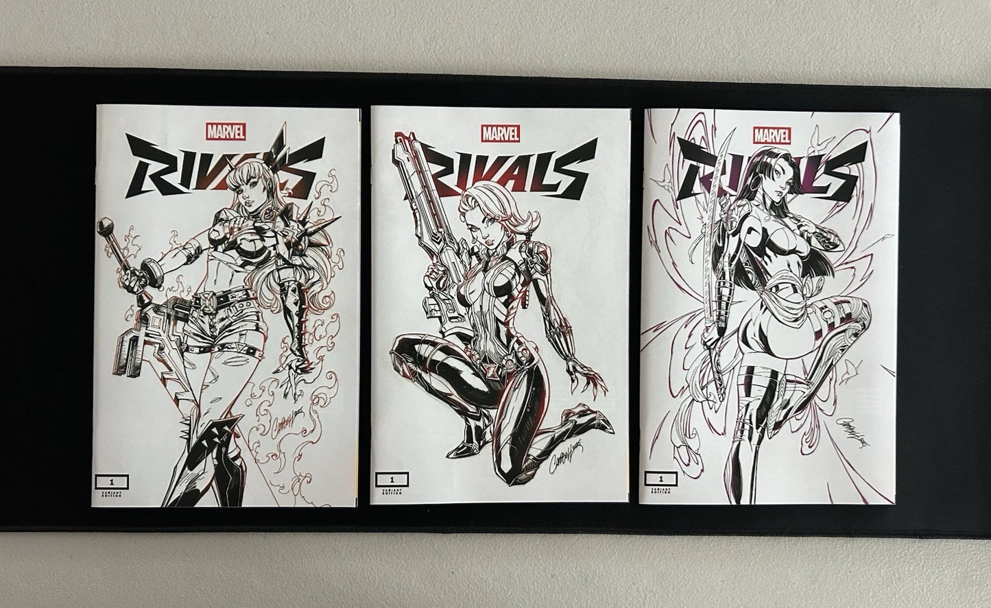 Marvel Rivals: Ignite #1 JSC EXCLUSIVE Color Sketch Variants Set UNSIGNED