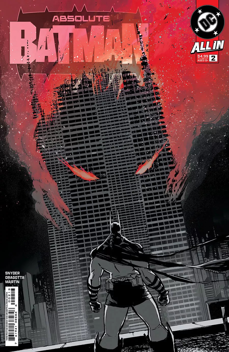 Absolute Batman Issue #2 - Nick Dragotta - 3rd Print DC | Feb 12, 2025