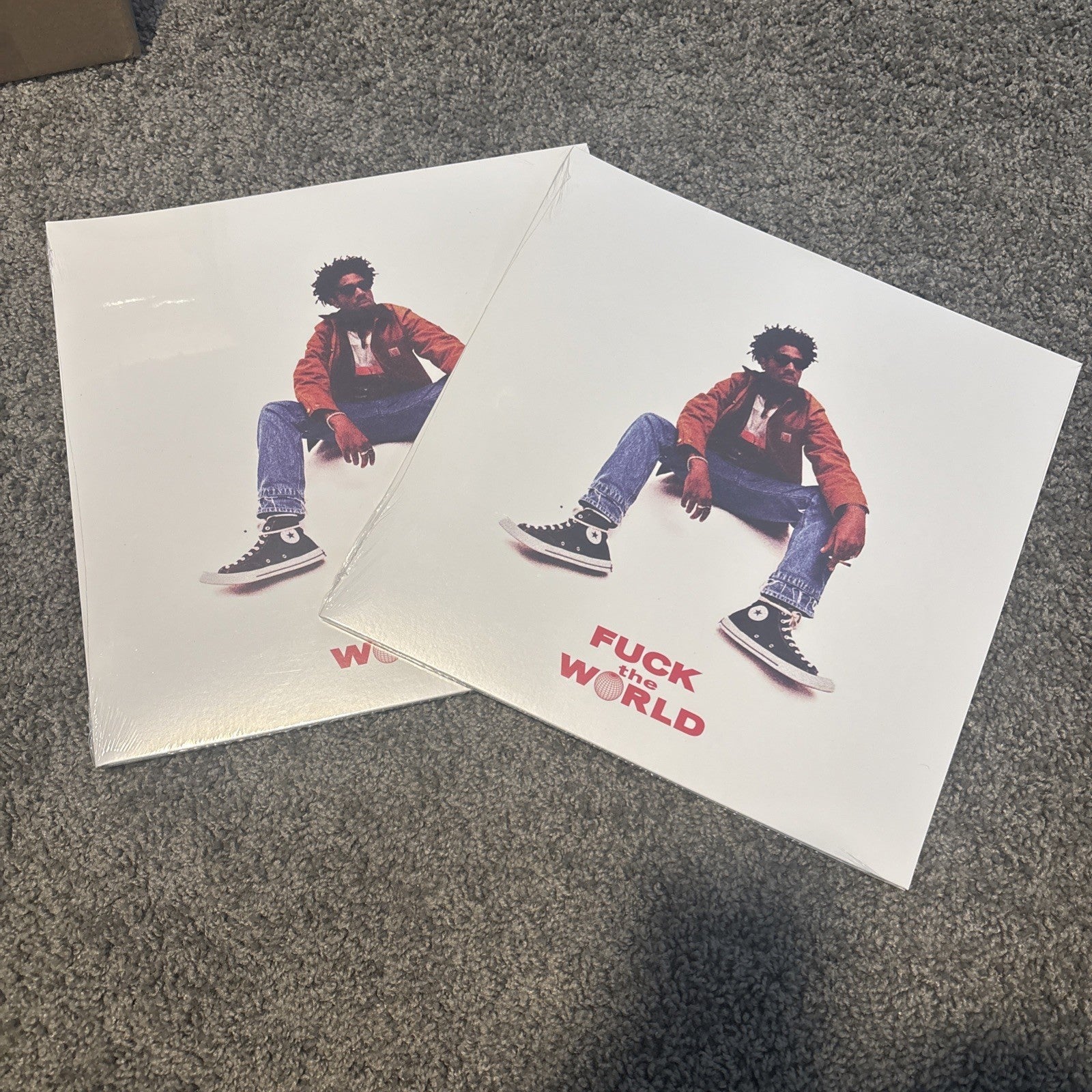 Brent Faiyaz Fuck The World 5 Year Anniversary Red Vinyl LP AND Clear Vinyl LP