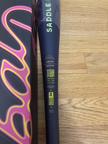 COMBAT MFG Spec A1 Saddle Up BBCOR Baseball Bat: CBB6BAR3 32" 29 oz.